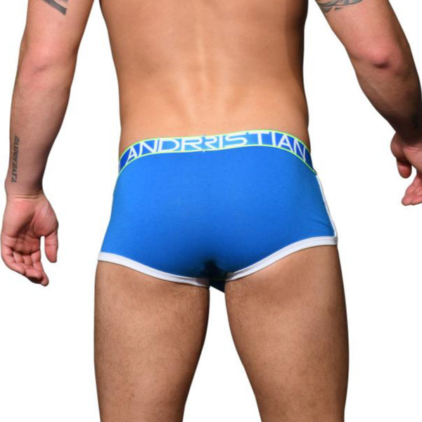 Andrew Christian ALMOST NAKED® Retro Pocket Boxer Elect Blue