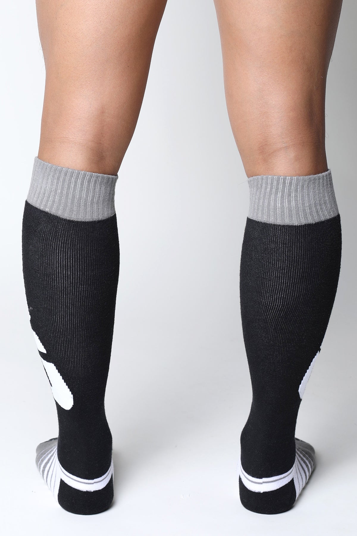CELLBLOCK 13 Multipack Tight End 2 inch Snap Up Jock + Velocity 2.0 Knee High Sock Grey